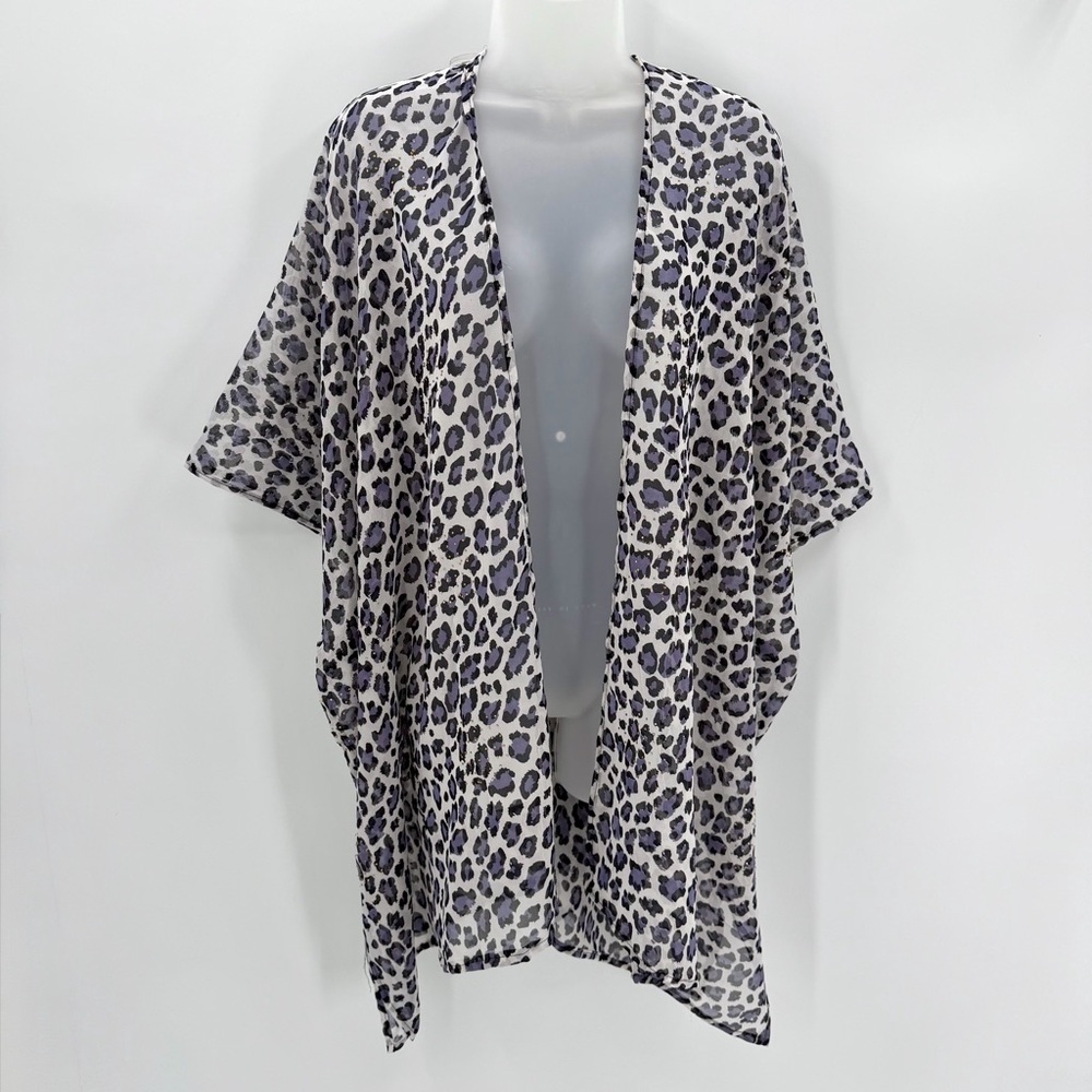Shore Drive Swim Cover Up Animal Print Womens One Size New With Defects READ